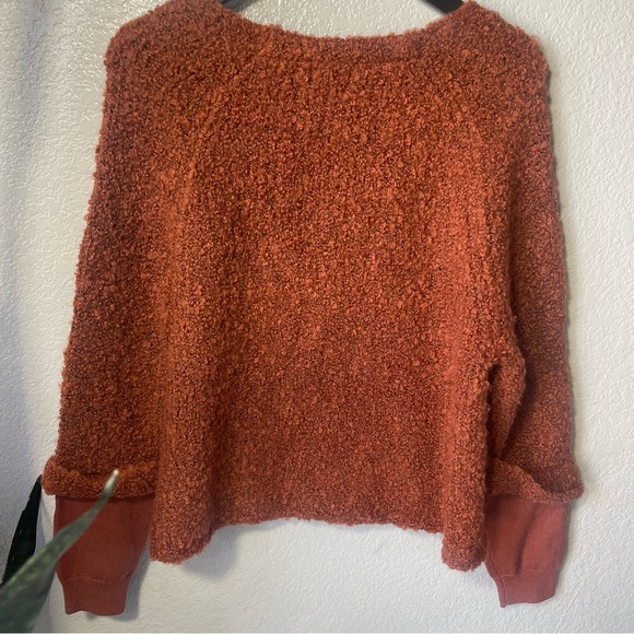 Sundance Merino Wool orange sweaters size M - Picture 3 of 10